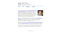 Desktop Screenshot of adamdynes.com